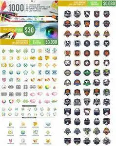 CreativeMarket - 1000 Logos Stock Graphic