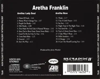 Aretha Franklin - Lady Soul & Aretha Now (1995) [MFSL UDCD 623] Repost
