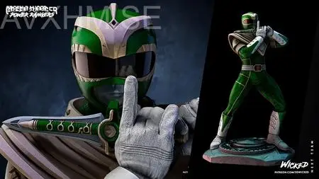 WICKED - Movies Power Ranger Green Sculpture