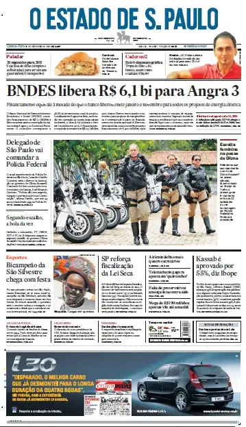 Jornal O Estado de SP em PDF, Quinta, 30 de Dezembro de 2010