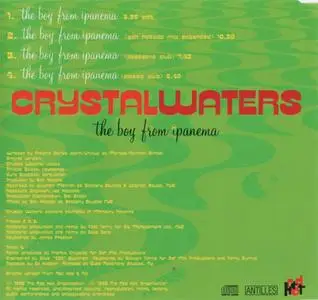 Crystal Waters - The Boy From Ipanema (UK CD5) (1996) {Antilles}