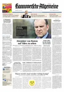 Hannoversche Allgemeine Zeitung - 18.04.2013