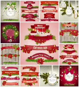 Vector - Christmas elements 2014