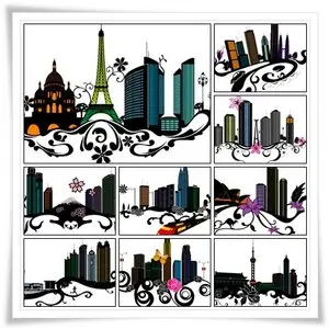 City Flower Vectors