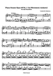 BeethovenLv - Sonata No. 19 (1st Movement: Andante)