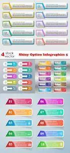 Vectors - Shiny Option Infographics 5