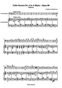 BeethovenLv - Cello Sonata No. 3 in A Major, Op. 69