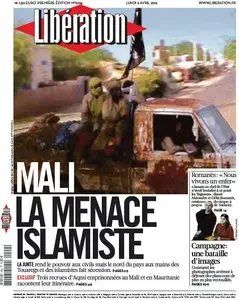 Libération du Lundi 9 Avril 2012