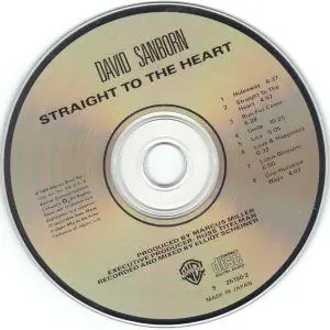 David Sanborn - Straight To The Heart (1984) {Warner}