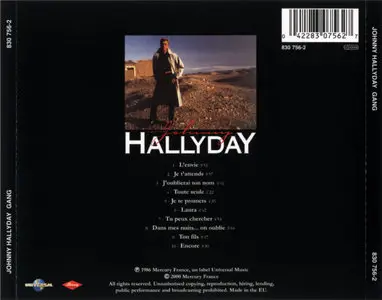 Johnny Hallyday - Gang (1986) [Remastered edition 2000] RE-UPLOAD
