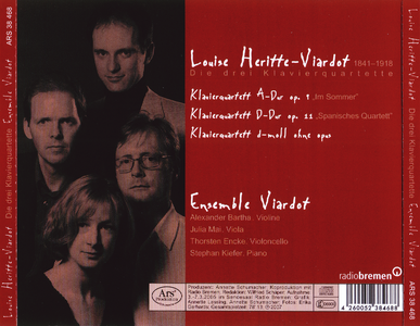 Ensemble Viardot - Louise Heritte-Viardot: Die Drei Klavierquartette (2008)