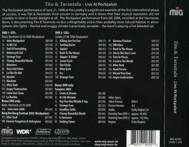 Tito & Tarantula - Live At Rockpalast (2017) {2DVD+2CD, Box Set}