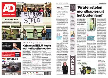 Algemeen Dagblad - Rotterdam Stad – 18 maart 2020