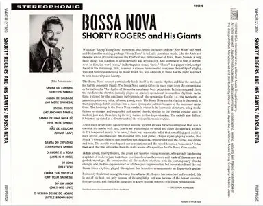 Shorty Rogers & His Giants - Bossa Nova (1962) {2013 Japan Jazz Best Collection 1000 Series WPCR-27369}