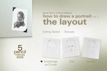 5 Pencil Method - How To Draw A Portrait [repost]