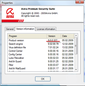 Avira Premium Security Suite 9.0.0.327(32 bit)