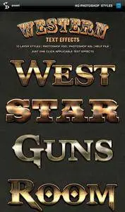 GraphicRiver - Wild West Style Text Effects - Western Styles
