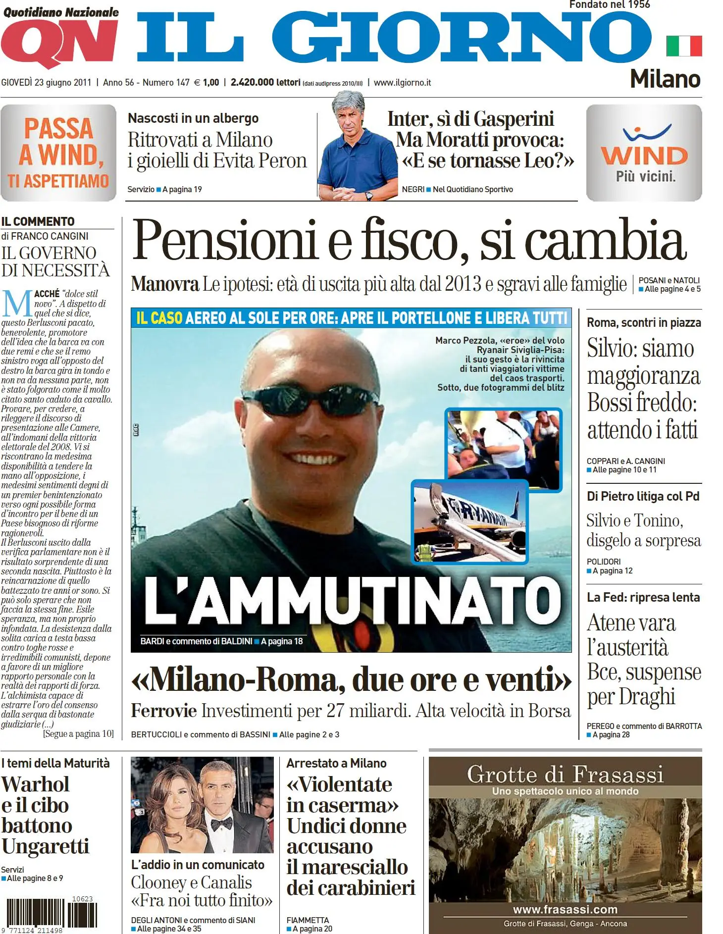 IL GIORNO 23 GIUGNO 2011