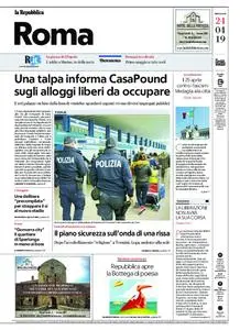 la Repubblica Roma – 24 aprile 2019