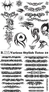 Vectors - Various Stylish Tatoo 10