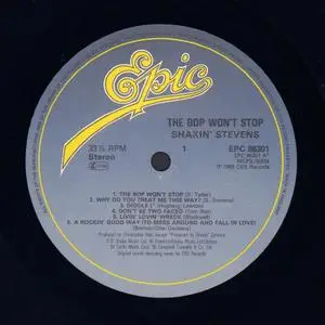 Shakin' Stevens - The Bop Won't Stop (1983) [Vinyl Rip 16/44 & mp3-320 + DVD] Re-up