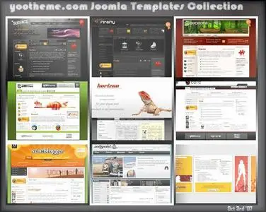 yootheme all Joomla templates + modules (Oct 3rd '07)