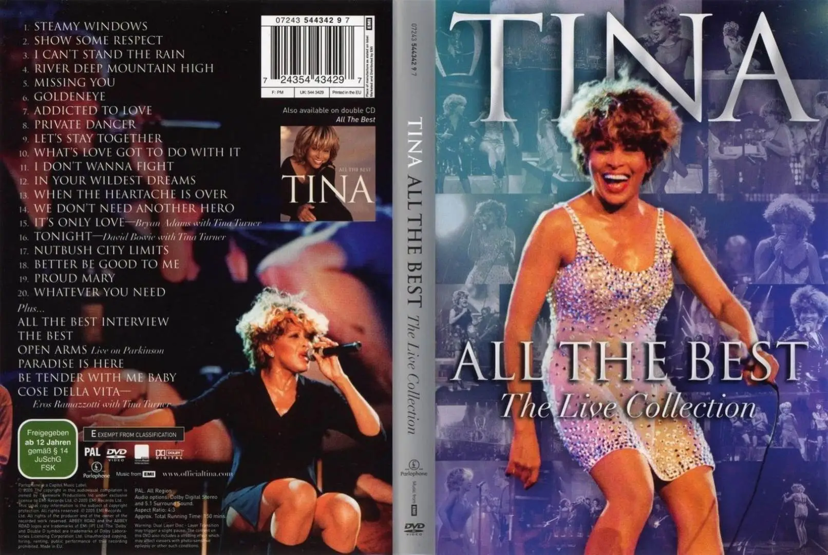 Collection 2005. Tina Turner the best Live in Barcelona, 1990.
