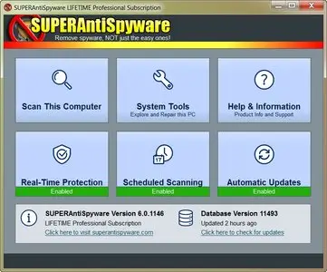 SUPERAntiSpyware Professional 6.0.1146
