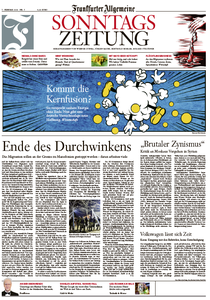 Frankfurter Allgemeine Zeitung am Sonntag, 07. Februar 2016