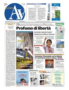 AVVENIRE 14 NOVEMBRE 2010
