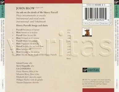 Gerard Lesne, Steve Dugardin, La Canzona - John Blow: An ode on the death of Mr Henry Purcell (2000)