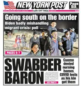 New York Post - March 29, 2021