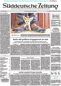Süddeutsche Zeitung vom Donnerstag, 23. Oktober 2014