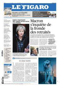 Le Figaro du Jeudi 15 Mars 2018