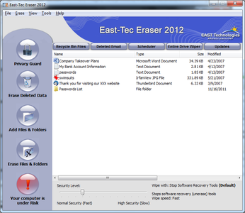 East-Tec Eraser 2012 10.1.5.100