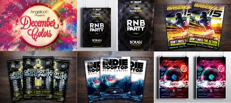 CreativeMarket - 6 Flyer PSD Bundle