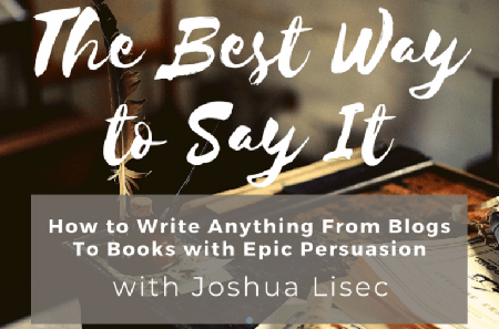 Joshua Lisec - The Best Way To Say It