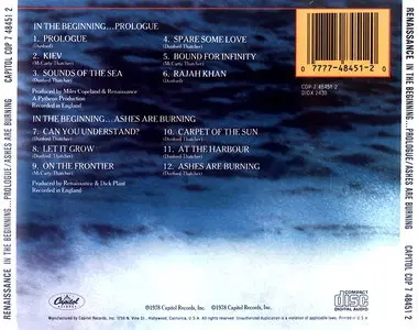 Renaissance - In The Beginning (1978) [2in1, 1988]