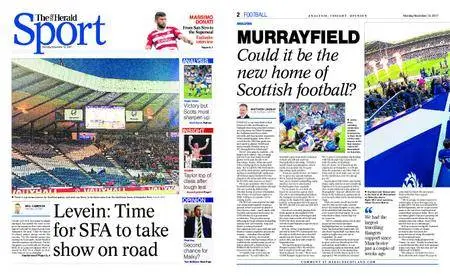 The Herald Sport (Scotland) – November 13, 2017