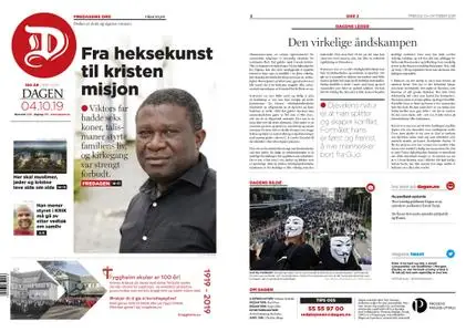 Dagen Norge – 04. oktober 2019