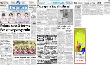 Philippine Daily Inquirer – October 13, 2005