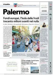 la Repubblica Palermo - 19 Settembre 2018
