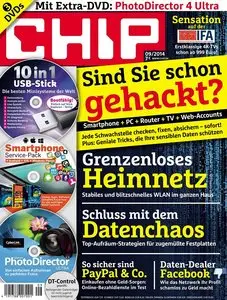 Chip Magazin No.09 - September 2014 + Chip tvtest August-September-Oktober 2014 / Deutsch