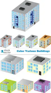 Vectors - Color Various Buildings