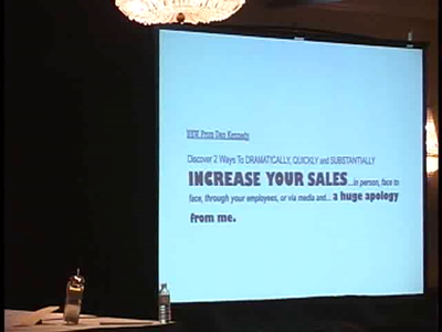 Dan Kennedy - Sales Strategies Seminar (10 DVD box + CD)