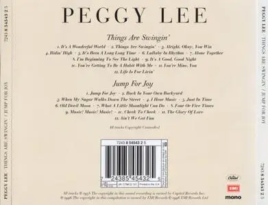 Peggy Lee - Things Are Swingin' / Jump For Joy (1996)