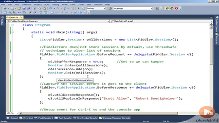 Pluralsight - Fiddler with transcripts