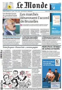 Le Monde & Supplément Livres du Vendredi 16 Décembre 2011