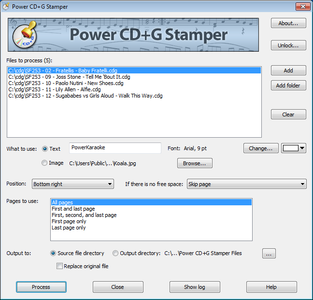 Power CD+G Stamper 1.0.3