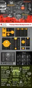 Vectors - Vintage Menu Backgrounds 17